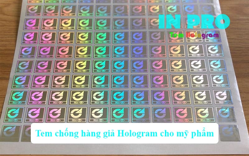 Tem chống hàng giả Hologram cho mỹ phẩm