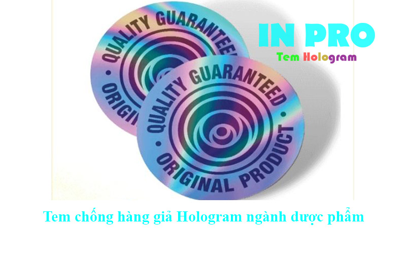 tem chống hàng giả Hologram cho ngành dược phẩm